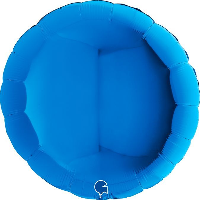 Grabo Nafukovací balónek kulatý 91cm modrý - - obrázek 1