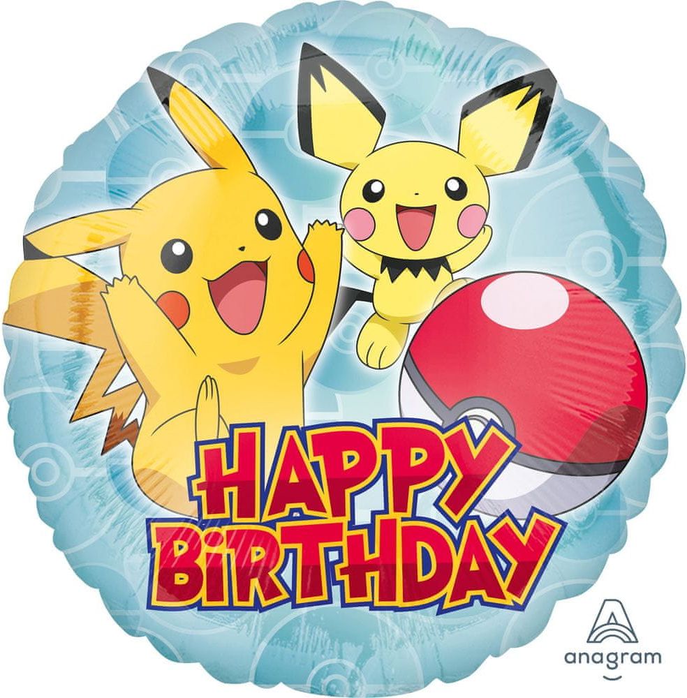 Amscan Standardní fóliový balón Pokemon - - obrázek 1