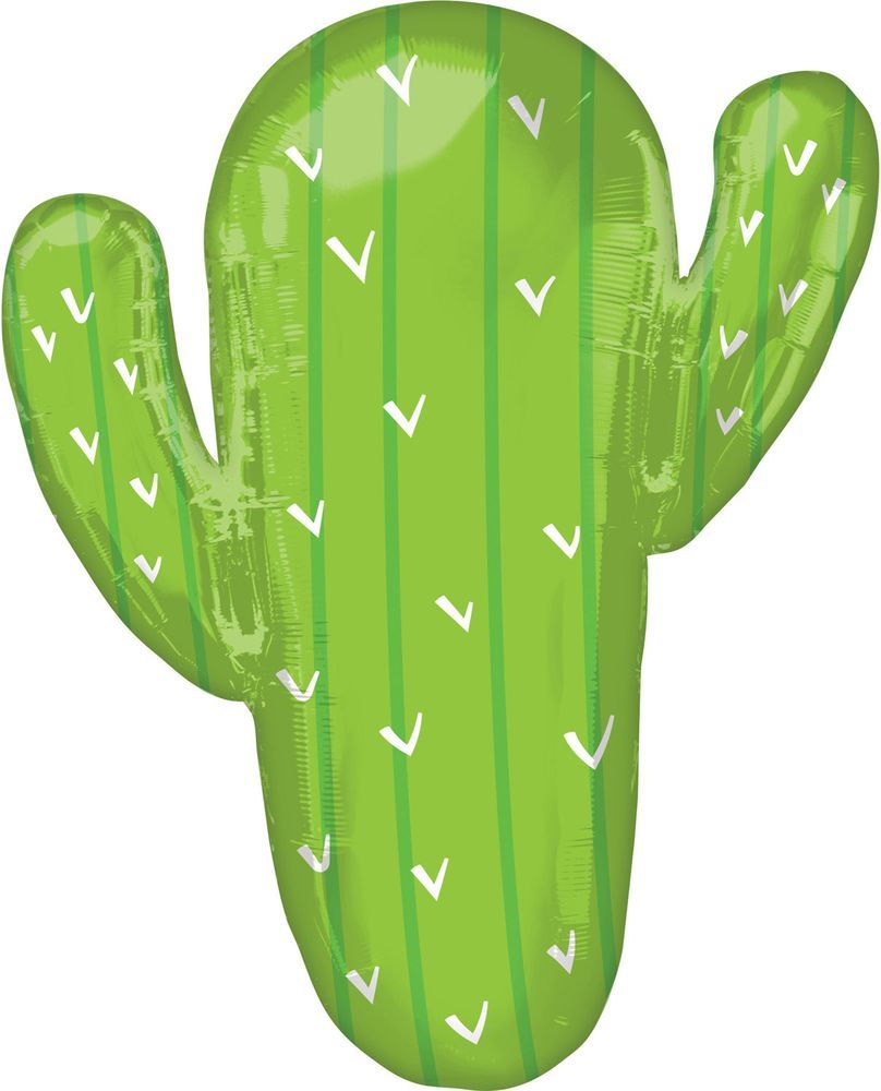 Amscan Fóliový balónek 63x78cm Kaktus - - obrázek 1