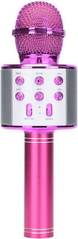 CoolCeny Bezdrátový bluetooth karaoke mikrofon - Fialová - obrázek 1