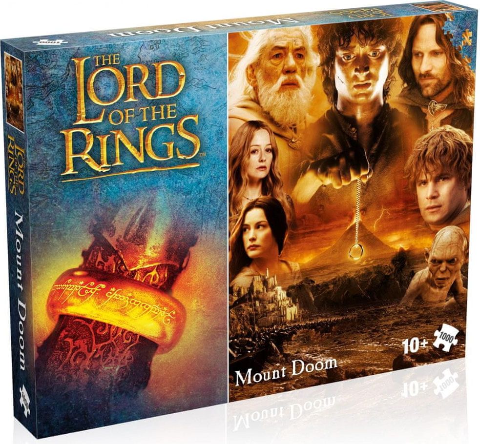 Winning Moves Puzzle The Lord of the Rings Mount Doom 1000 dílků - obrázek 1