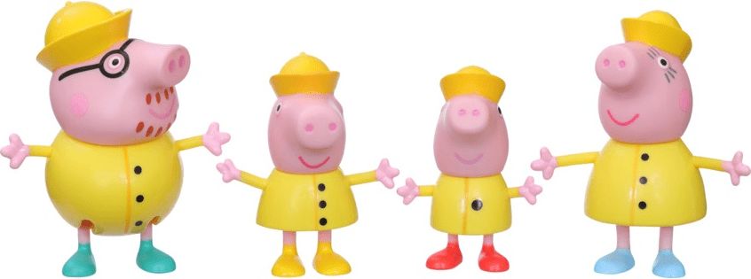 Hasbro Peppa Pig figurky rodina – rainy day - obrázek 1