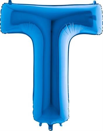 Grabo Nafukovací balónek písmeno T modré 102 cm - - obrázek 1