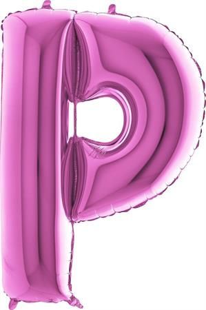 Grabo Nafukovací balónek písmeno P růžové 102 cm - - obrázek 1
