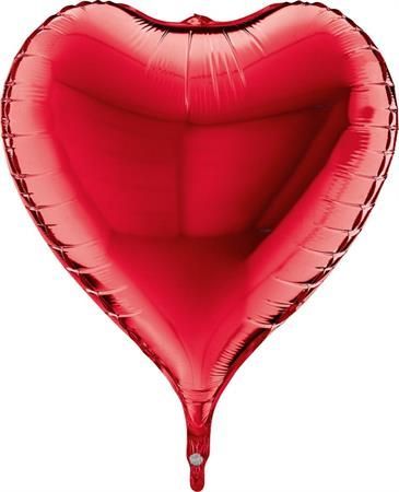 Grabo Nafukovací balónek červené srdce 3D 58cm - - obrázek 1
