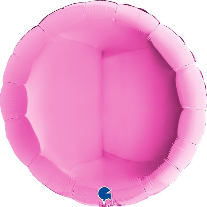 Grabo Nafukovací balónek kulatý 91cm růžový - - obrázek 1