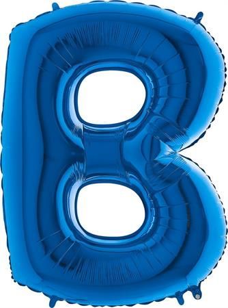 Grabo Nafukovací balónek písmeno B modré 102 cm - - obrázek 1