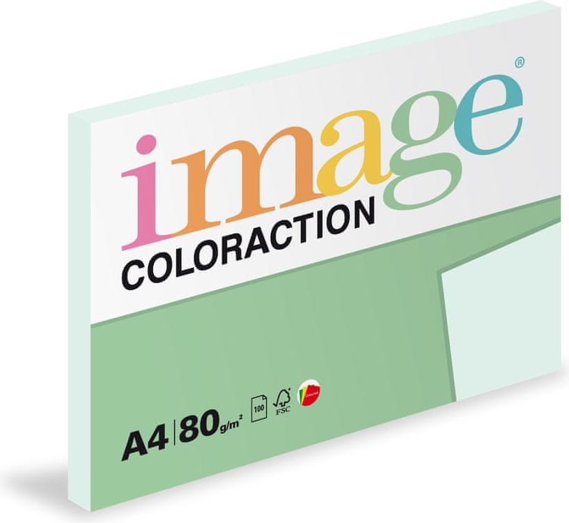Image Papír kopírovací Coloraction A4 80 g modrá světlá pastelová 100 listů - obrázek 1