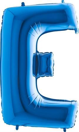 Grabo Nafukovací balónek písmeno E modré 102 cm - - obrázek 1