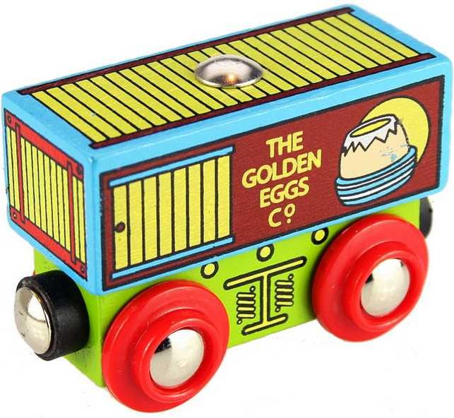 Bigjigs Rail Vagónek se zlatými vejci - obrázek 1