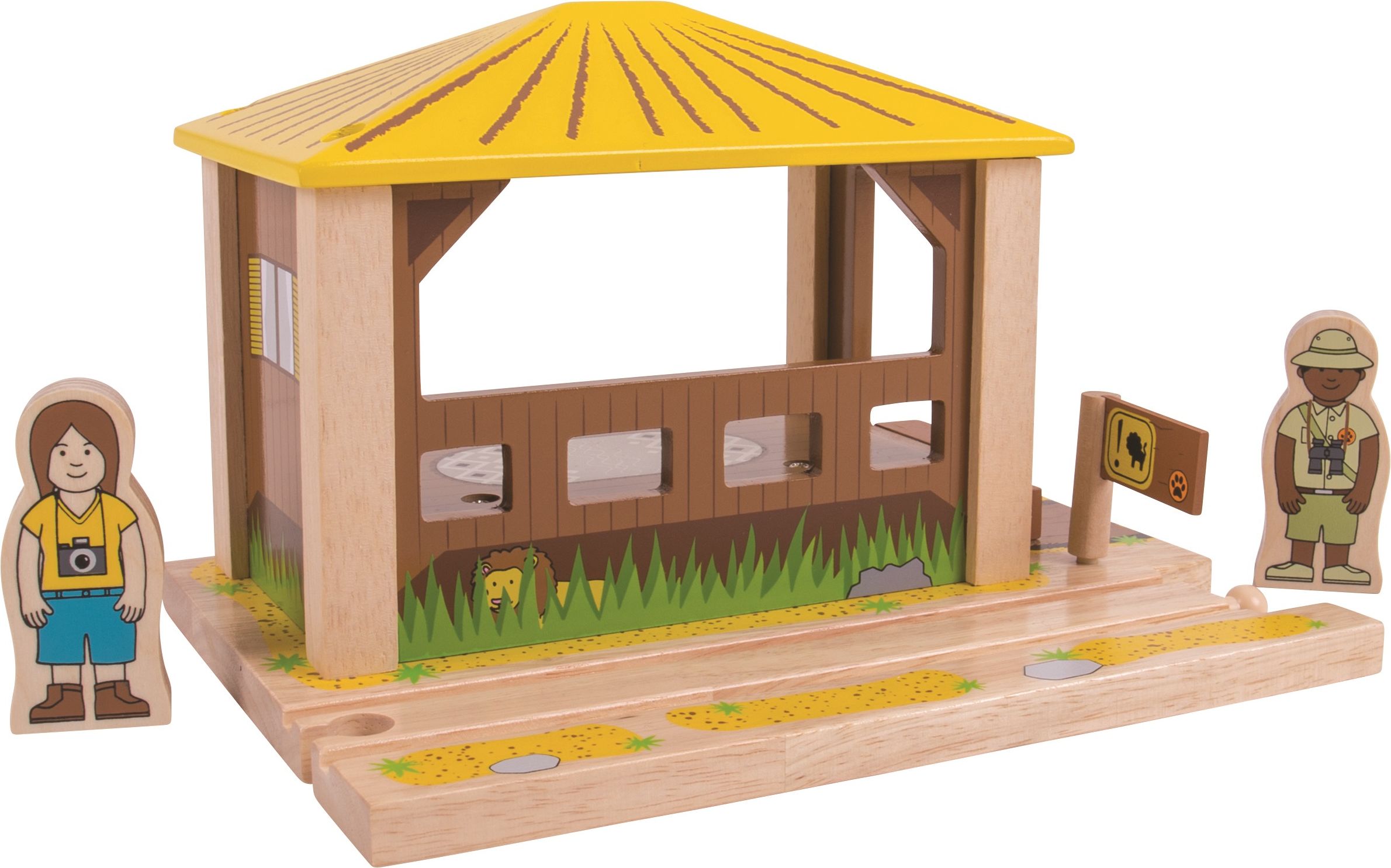 Bigjigs Rail Zastávka Safari - obrázek 1