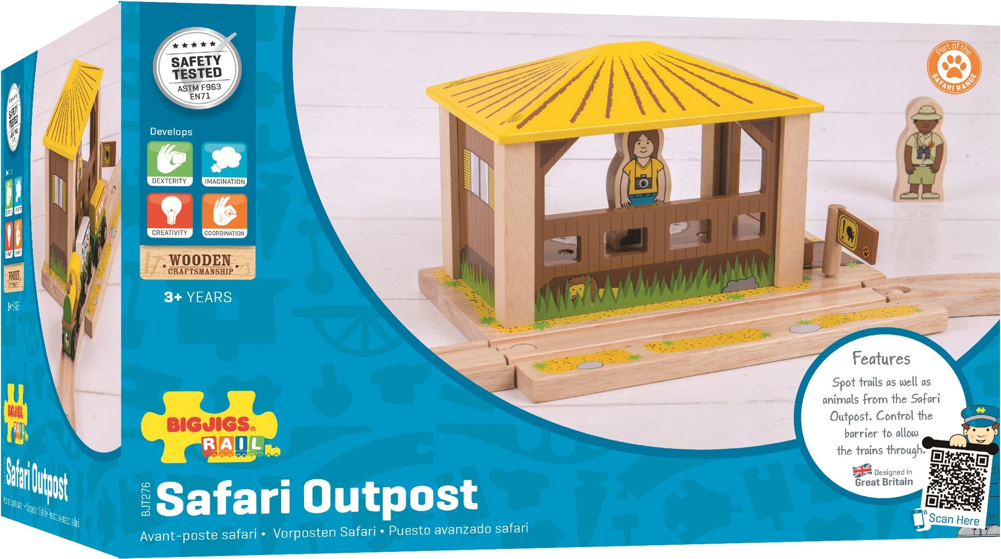 Bigjigs Rail Zastávka Safari - obrázek 4
