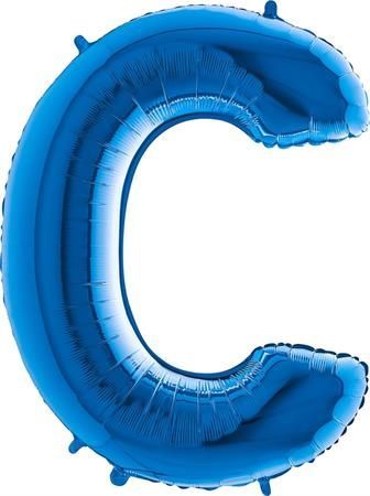 Grabo Nafukovací balónek písmeno C modré 102 cm - - obrázek 1