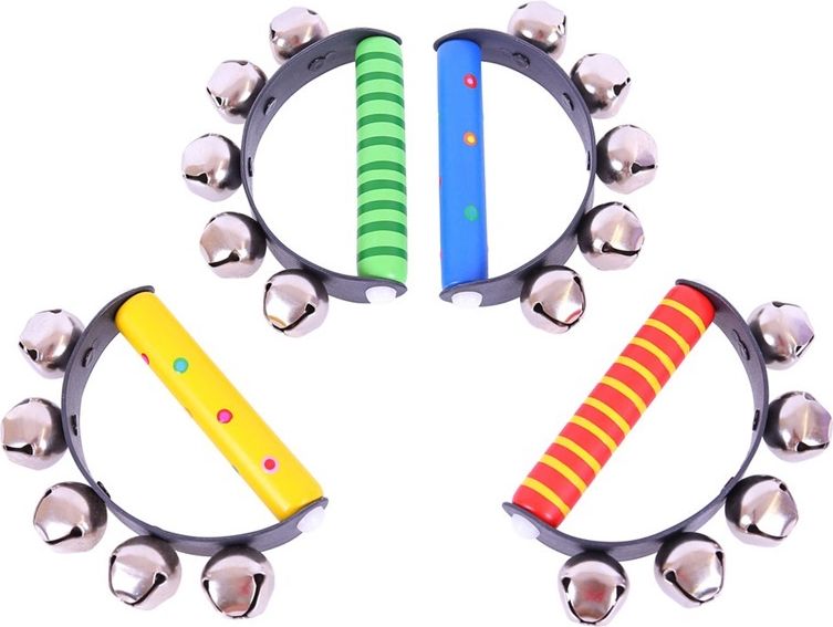 Bigjigs Toys Dřevěné rolničky 1ks červená - obrázek 1