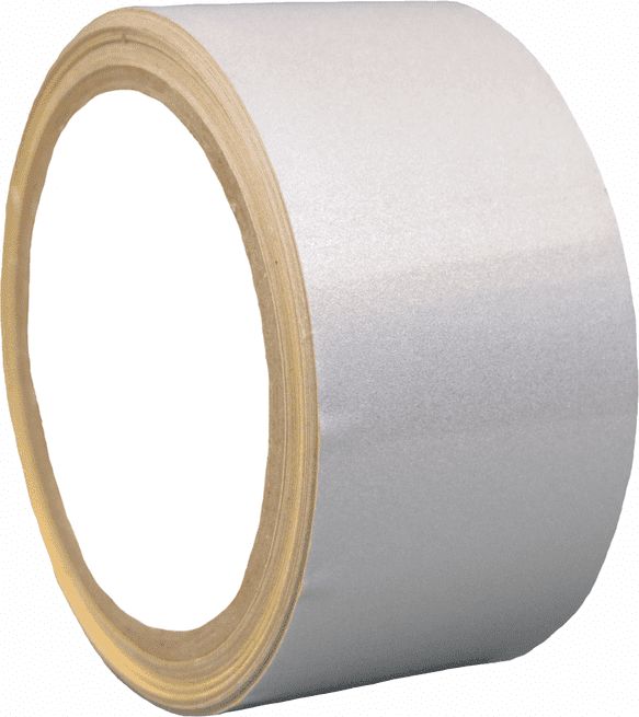 Heskins Reflexní páska - Bílá (stříbrná) Rozměr: 50mm x 10m - obrázek 1