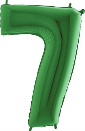 Grabo Nafukovací balónek číslo 7 zelený 102cm extra velký - - obrázek 1
