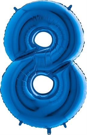Grabo Nafukovací balónek číslo 8 modrý 102cm extra velký - - obrázek 1