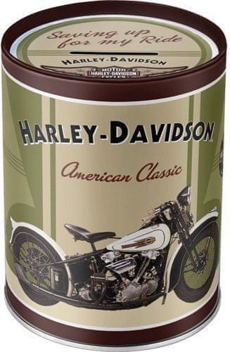 Harley Davidson Plechová kasička - Harley Davidson Knucklehead - obrázek 1