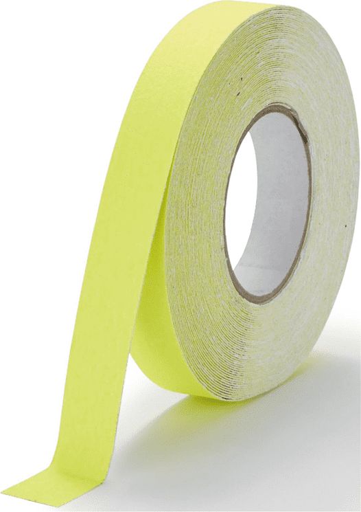Heskins Protiskluzová páska - Fluorescenční žlutá Rozměr: 25mm x 18,3m - obrázek 1