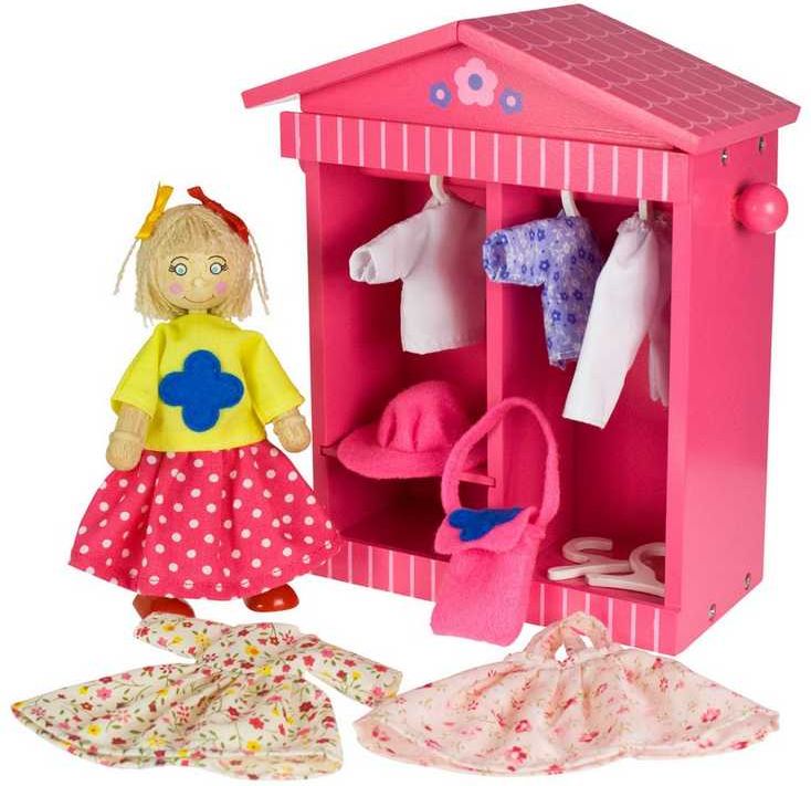 Bigjigs Toys Šatník panenky Daisy - obrázek 2