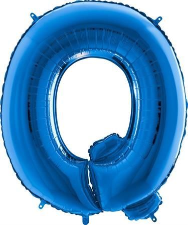 Grabo Nafukovací balónek písmeno Q modré 102 cm - - obrázek 1