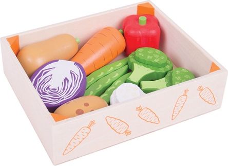 Bigjigs Toys Krabička se zeleninou - obrázek 1