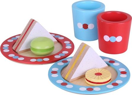 Bigjigs Toys Set svačinka s puntíky - obrázek 1