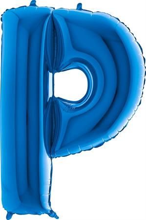 Grabo Nafukovací balónek písmeno P modré 102 cm - - obrázek 1