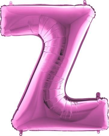 Grabo Nafukovací balónek písmeno Z růžové 102 cm - - obrázek 1