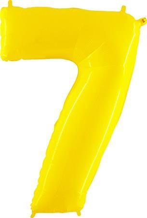 Grabo Nafukovací balónek číslo 7 žlutý 102cm extra velký - - obrázek 1