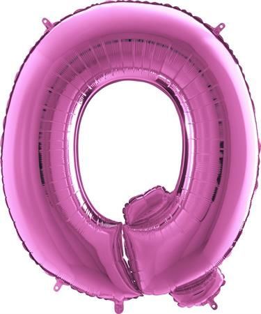 Grabo Nafukovací balónek písmeno Q růžové 102 cm - - obrázek 1