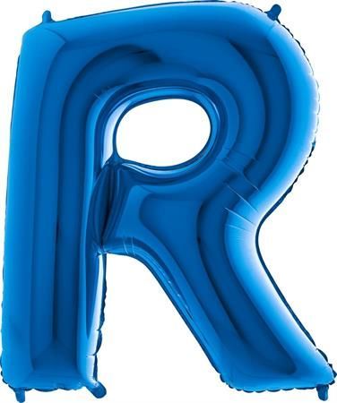 Grabo Nafukovací balónek písmeno R modré 102 cm - - obrázek 1