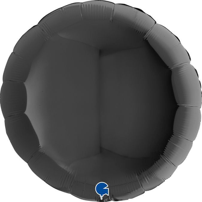 Grabo Nafukovací balónek kulatý 91cm černý - - obrázek 1