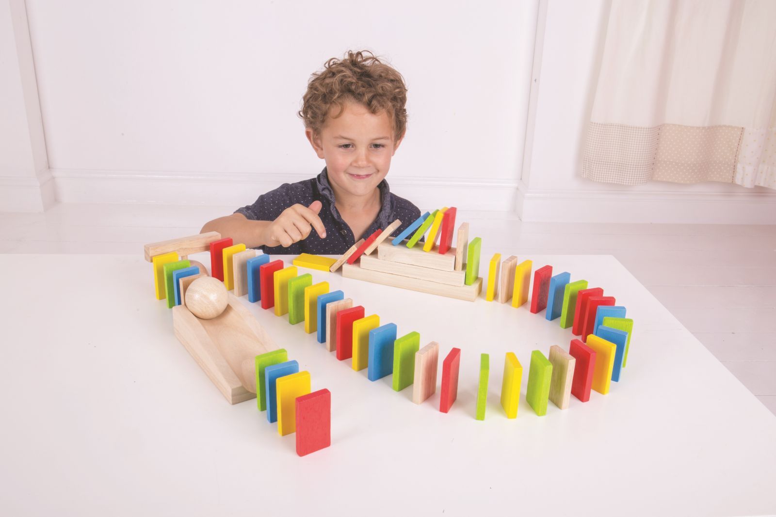 Bigjigs Toys Domino dráha - obrázek 1