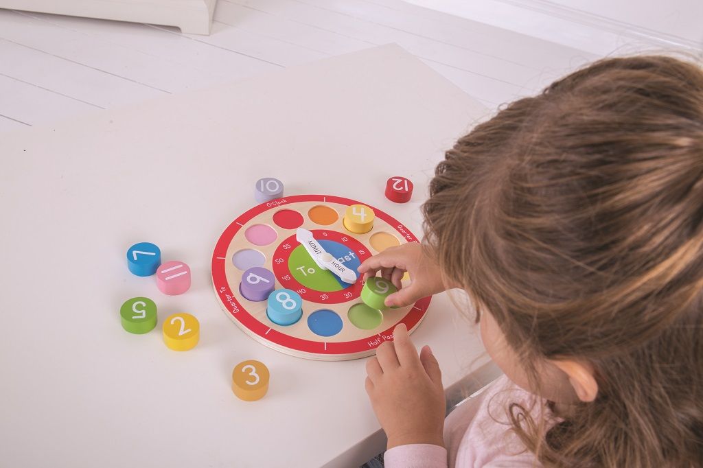 Bigjigs Toys Edukativní hodiny anglické - obrázek 4