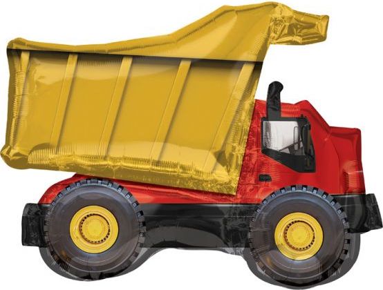 BALÓNEK fóliový Dump track sklápěcí vůz 81x63cm - obrázek 1