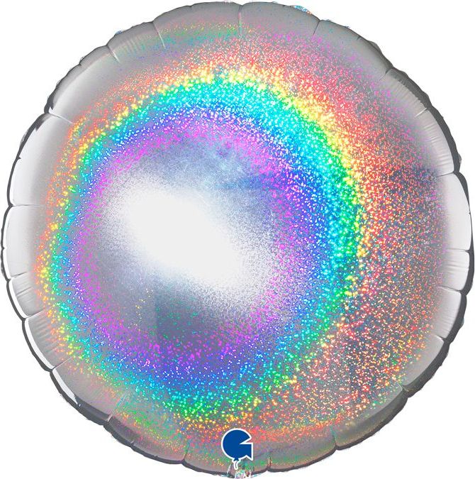 Grabo Nafukovací balónek kulatý 91cm hologram - - obrázek 1