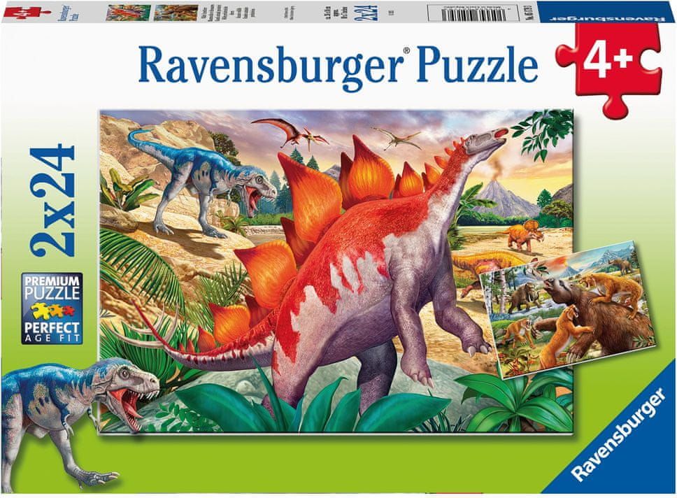 Ravensburger Svět dinosaurů 2x24 dílků - obrázek 1