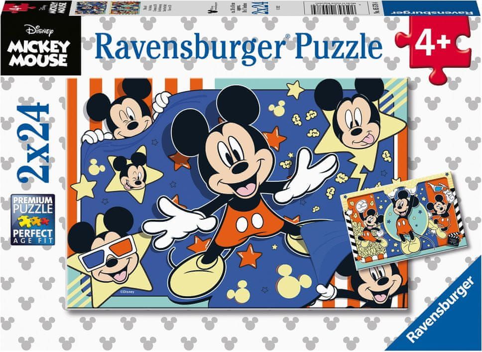 Ravensburger Disney: Mickey Mouse 2x24 dílků - obrázek 1