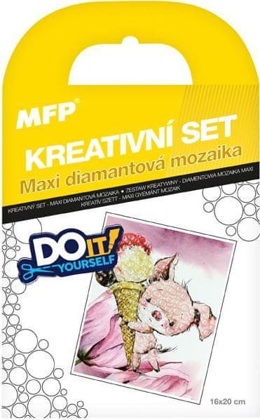 MFP s.r.o. kreativní set - maxi diamantová mozaika pejsek 1042141