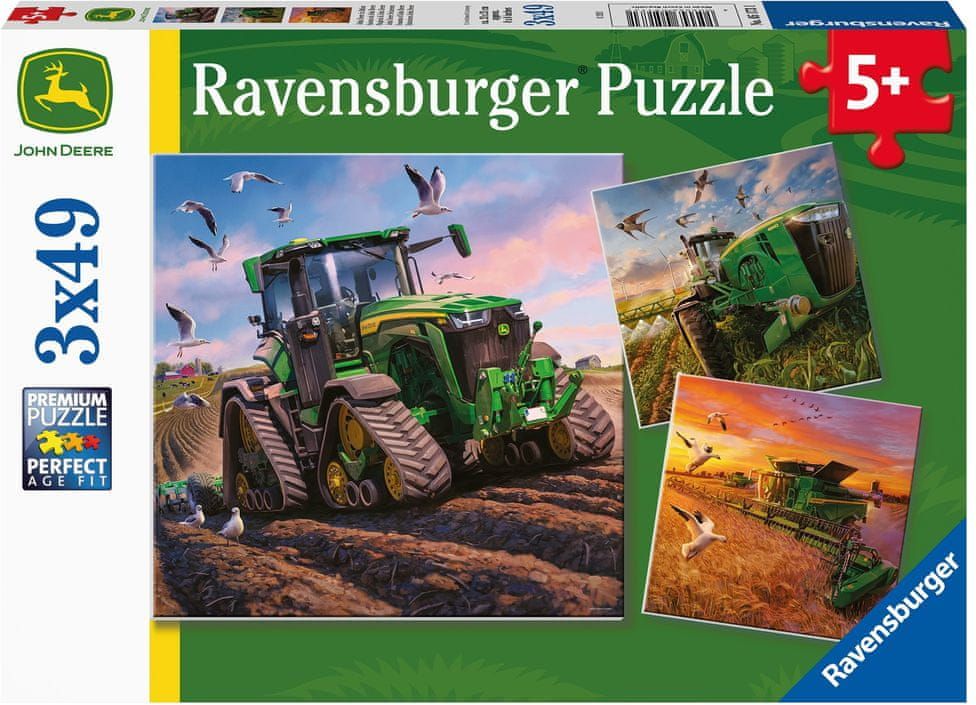 Ravensburger John Deere: Hlavní sezona 3x49 dílků - obrázek 1