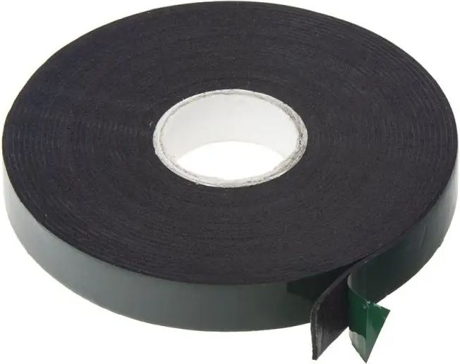 Stualarm Oboustranná lepící páska černá, 12mm x 5m (wt318) - obrázek 1