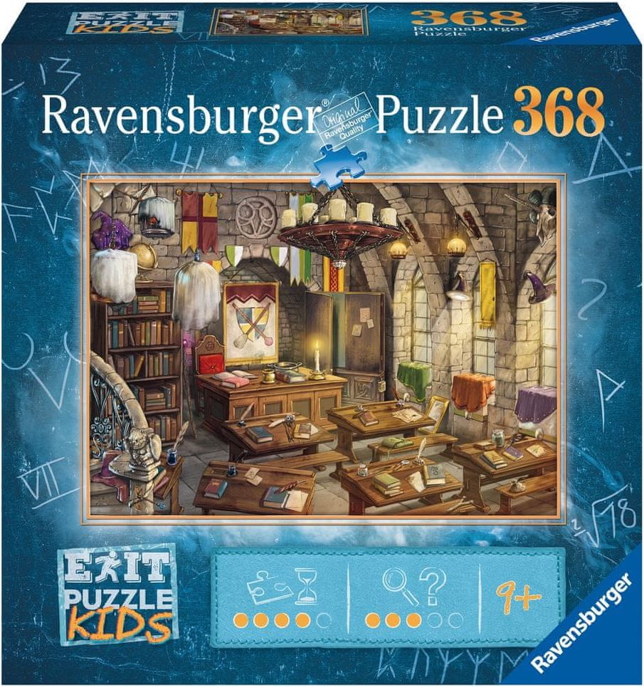 Ravensburger Puzzle Exit KIDS Kouzelnická škola 368 dílků - obrázek 1