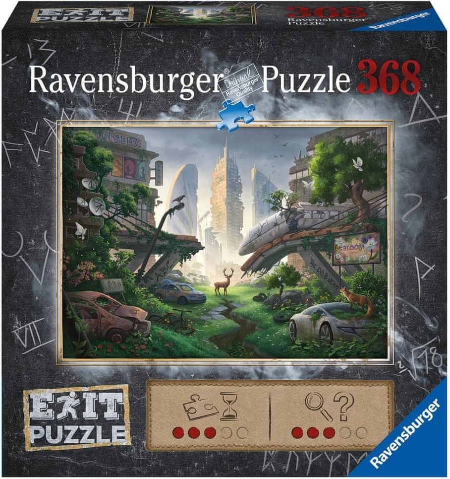 Ravensburger Puzzle Exit KIDS: Apokalypsa 368 dílků - obrázek 1