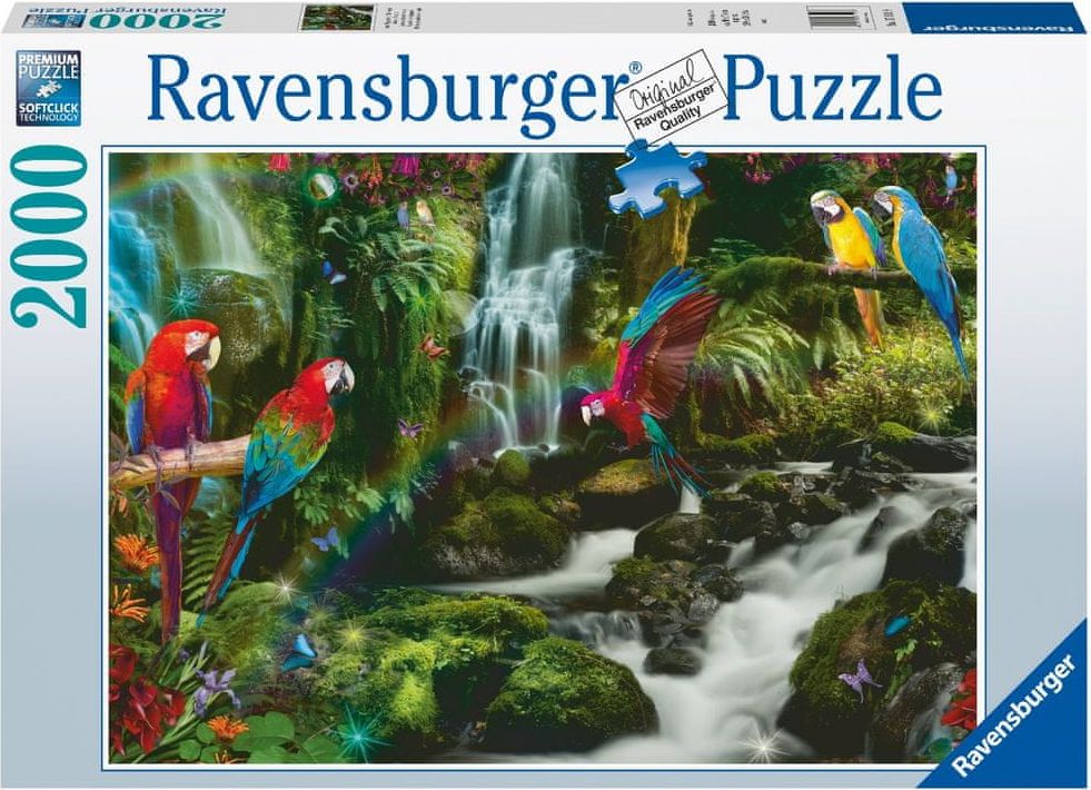 Ravensburger Barevný papoušek v džungli 2000 dílků - obrázek 1