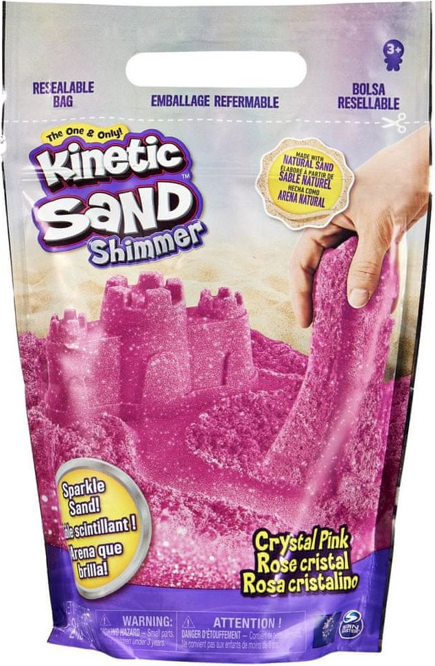 Kinetic sand balení růžového písku 0,9kg - obrázek 1