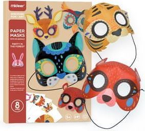 Mideer Papírové party masky Zvířátka - obrázek 1