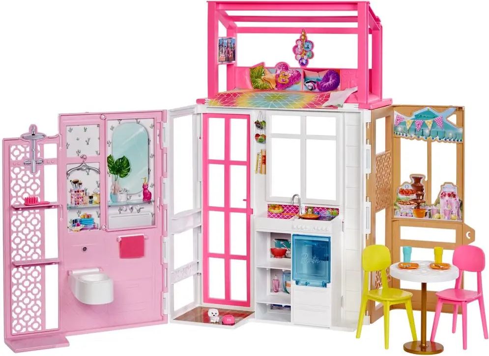 Mattel Barbie Skládací dům HCD47 - obrázek 1