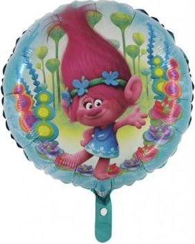 Hollywood Héliový balón Poppy - Trollovia - 45 cm - obrázek 1