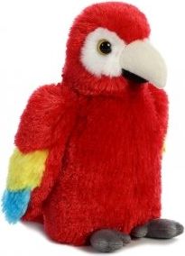 Aurora Plyšový papoušek Scarlet Macaw - Flopsie (20,5 cm) - obrázek 1